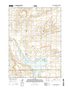2015 Map of Big Sandy Reservoir, 2015 Print