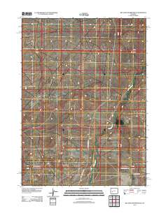 2012 Map of Big Sandy Reservoir SE, 2012 Print
