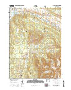 2015 Map of Big Sheep Mountain, 2015 Print
