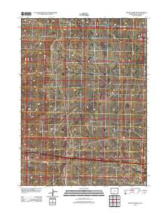 2012 Map of Bitter Creek NE, 2012 Print