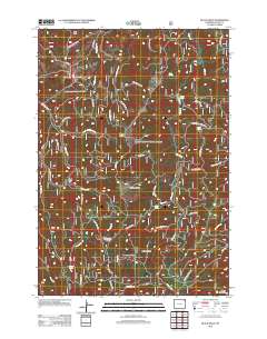2012 Map of Black Hills, 2012 Print