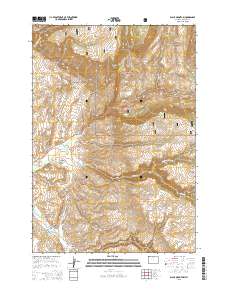 2015 Map of Black Mountain, 2015 Print