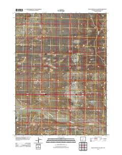 2012 Map of Black Rock Flat East, 2012 Print