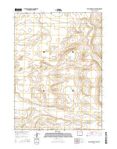 2015 Map of Black Rock Flat East, 2015 Print