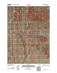 2012 Map of Blackjack Ranch, 2012 Print