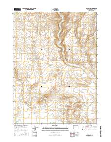2015 Map of Blue Forest, 2015 Print