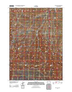2012 Map of Blue Gulch, 2012 Print