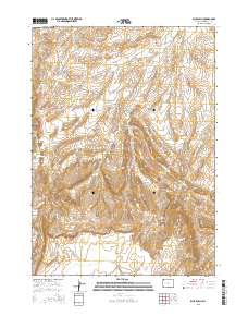 2015 Map of Blue Gulch, 2015 Print