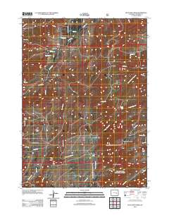 2012 Map of Blue Nose Creek, 2012 Print