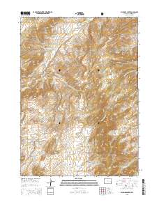 2015 Map of Blue Nose Creek, 2015 Print