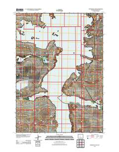 2012 Map of Bonneville SW, 2012 Print