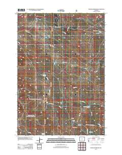 2012 Map of Bonnie Reservoir, 2012 Print