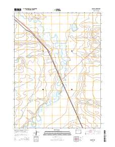 2015 Map of Bosler, 2015 Print