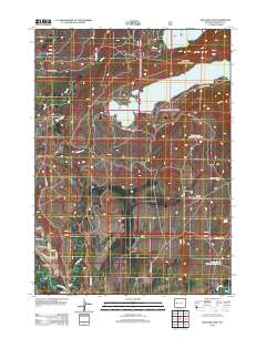 2012 Map of Boulder Lake, 2012 Print