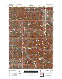2012 Map of Bowman Hill, 2012 Print