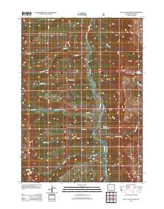 2012 Map of Box Canyon Creek, 2012 Print