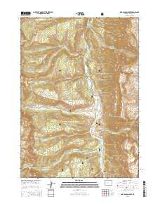 2015 Map of Box Canyon Creek, 2015 Print