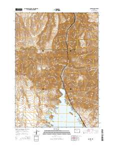 2015 Map of Boysen, 2015 Print