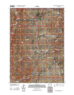 2012 Map of Broken Horn Creek, 2012 Print