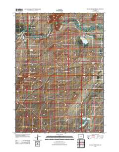 2012 Map of Bucklin Reservoirs, 2012 Print