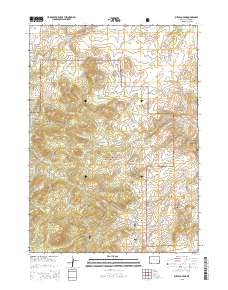 2015 Map of Buffalo Peak, 2015 Print