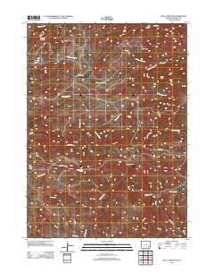 2012 Map of Bull Camp Peak, 2012 Print