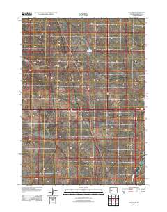 2012 Map of Bull Draw, 2012 Print