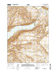 2015 Map of Bull Lake East, 2015 Print