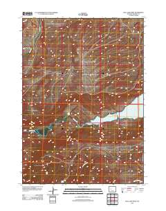 2012 Map of Bull Lake West, 2012 Print