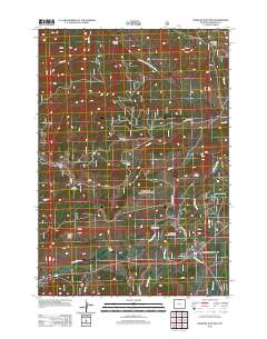2012 Map of Burgess Junction, 2012 Print