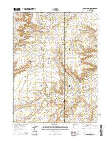 2015 Map of Butcher Knife Draw, 2015 Print