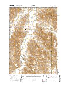 2015 Map of Cabin Creek SE, 2015 Print