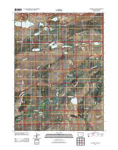 2012 Map of Caldwell Lake, 2012 Print