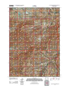 2012 Map of Camel Hump Reservoir, 2012 Print