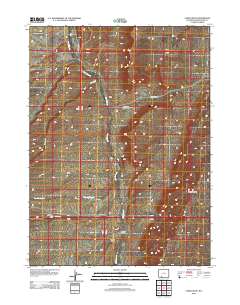 2012 Map of Camel Rock, 2012 Print