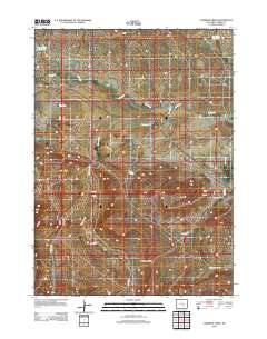2012 Map of Cameron Creek, 2012 Print