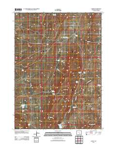 2012 Map of Carbon, 2012 Print