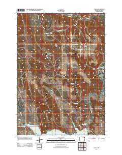 2012 Map of Carlile, 2012 Print