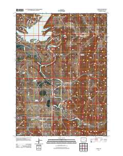 2012 Map of Cassa, 2012 Print