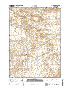 2015 Map of Cave Gulch Reservoir, 2015 Print