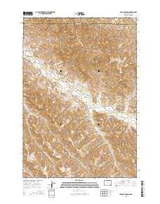 2015 Map of Cedar Canyon, 2015 Print