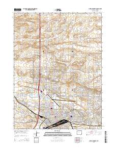2015 Map of Cheyenne North, 2015 Print