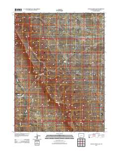 2012 Map of Chicken Creek East, 2012 Print