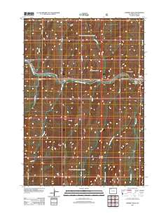 2012 Map of Chimney Rock, 2012 Print