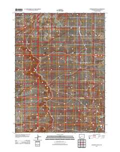 2012 Map of Chrisman Ranch, 2012 Print