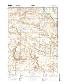 2015 Map of Church Butte NW, 2015 Print