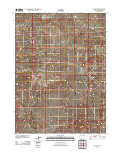 2012 Map of Clay Buttes, 2012 Print
