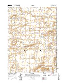 2015 Map of Clay Buttes, 2015 Print