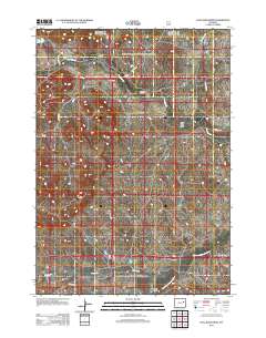 2012 Map of Coal Bank Draw, 2012 Print