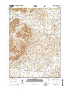 2015 Map of Coal Bank Draw, 2015 Print